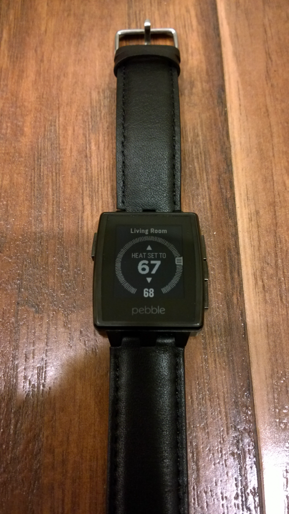 Nest Thermostat Control - Pebble Steel